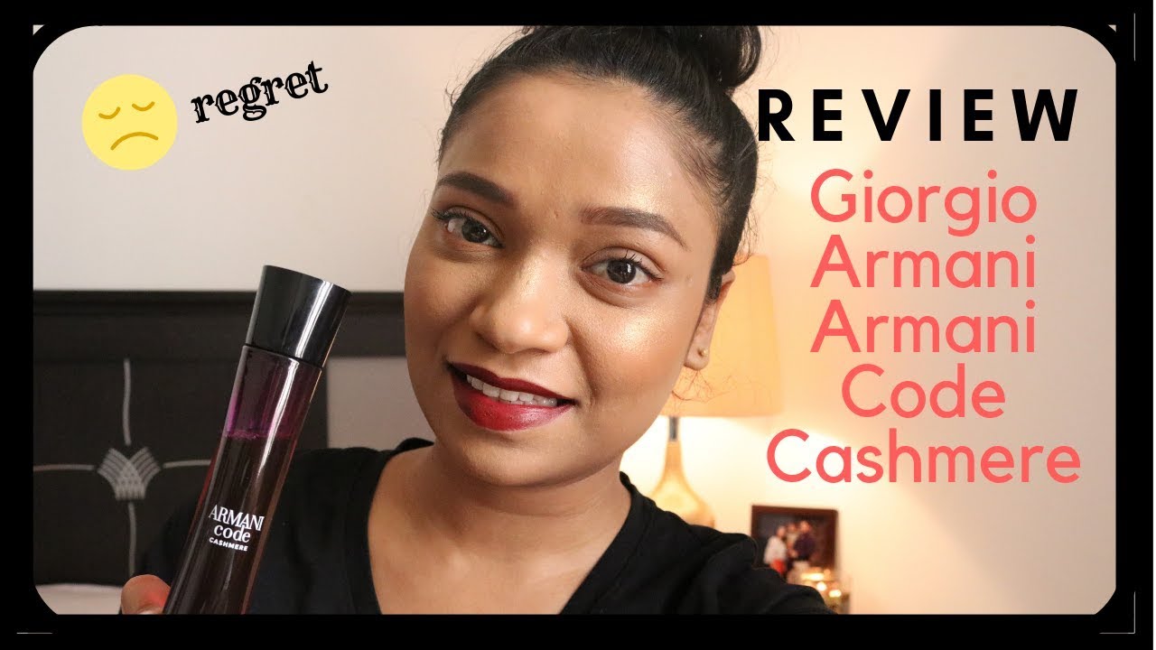 armani cashmere perfume review