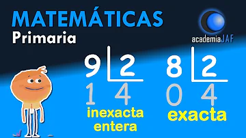 ¿Cómo se ase la división exacta?