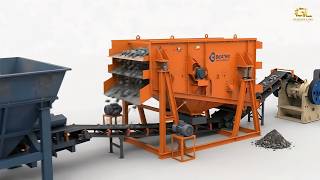 Iron Ore Washing Plant Animation | Mineral Processing Plant Presentation | Bluemetric Marketing