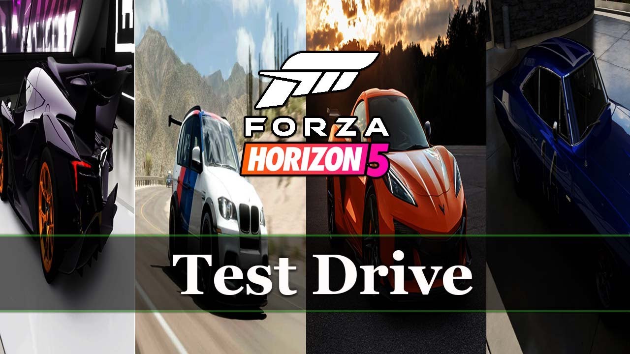 Forza Horizon 5 Random Four Cars Test Drive gameplay YouTube