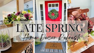 LATE SPRING HOME DECOR REFRESH || MODERN COTTAGE FARMHOUSE HOME TOUR || CRANBERRY TRAIL FARMHOUSE