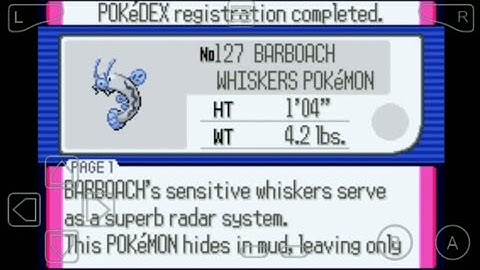 127: Where to Find Barboach in Pokemon Ruby!
