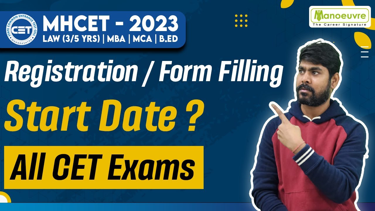 MHCET 2023 Law (3/5) Yrs MBA MCA B.ED All CET Exam