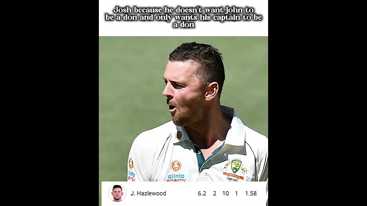 Josh HazleGod #josh #hazlewood #australia #funny