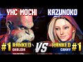 Sf6  yhc mochi 1 ranked dhalsim vs kazunoko 1 ranked cammy  high level gameplay