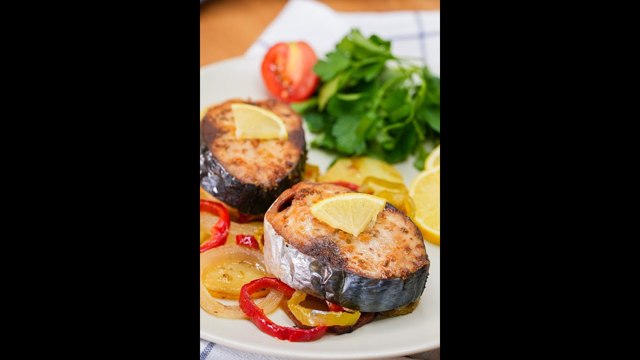 Fırında Sebzeli Palamut????Nefis Yemek Tarifleri #shorts