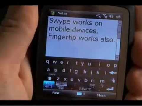 A swype demo