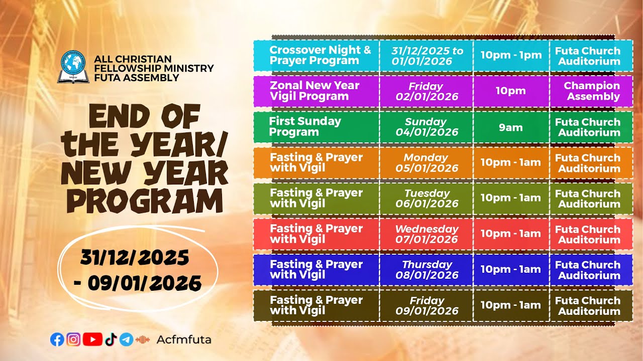FASTING AND PRAYER WITH  VIGIL || DAY 2 || 06/01/2026