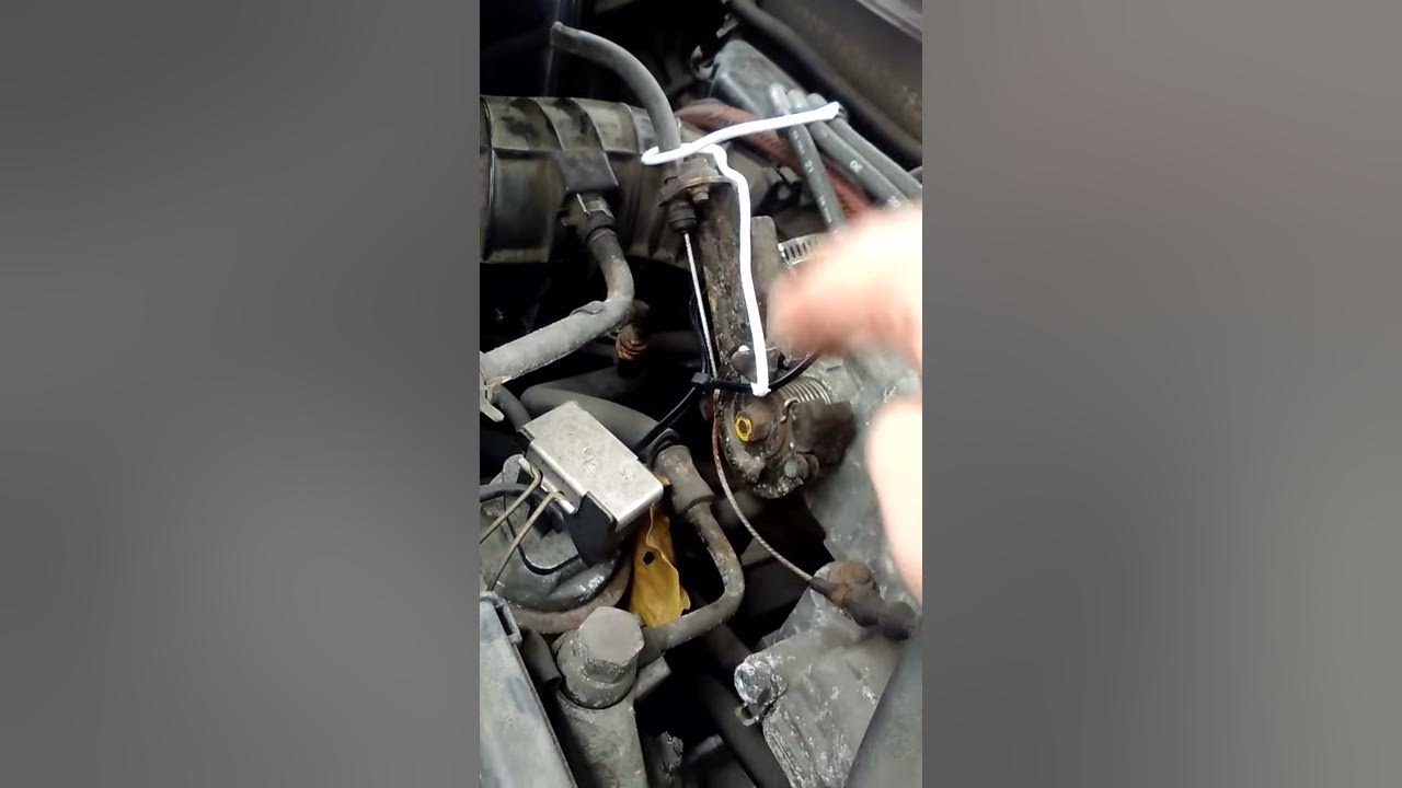 Diy changing throttle cable YouTube