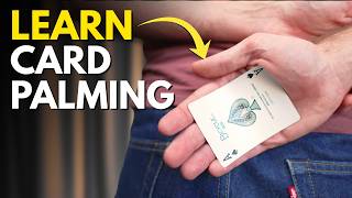 How to Secretly Palm Cards with One Hand Like a PRO | Step-by-Step TUTORIAL