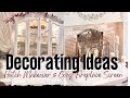 KITCHEN HUTCH MAKEOVER / COZY DECORATING IDEAS / FRENCH COUNTRY DECOR / EASY DIY HOME DECOR