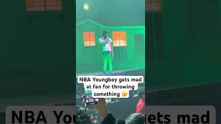 NBA Youngboy gets mad at fan for throwing something at him 2025 LA MASA TOUR  Nevada kacey concert