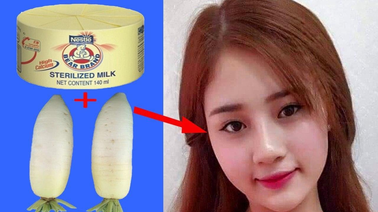 How to make face mask for removing dark spots and glowing skin - YouTube