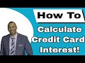 How To Calculate Credit Card Interest? | How To Determine Your Credit Card Monthly Interest Charge?