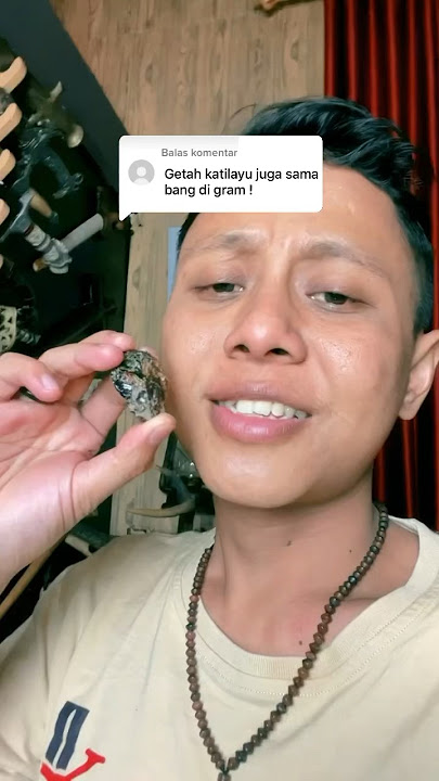 COBA KOMENTAR FUNGSI DARI GETAH KATILAYU‼️