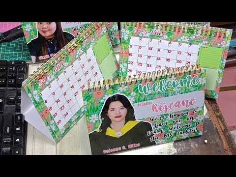 Cara Membuat Dudukan Kalender Meja