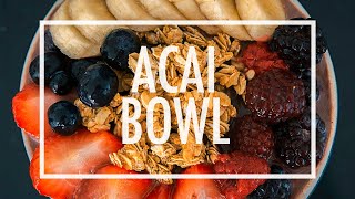 Acai Bowl, a Color Combination Frenzy of Fun - Film your Food