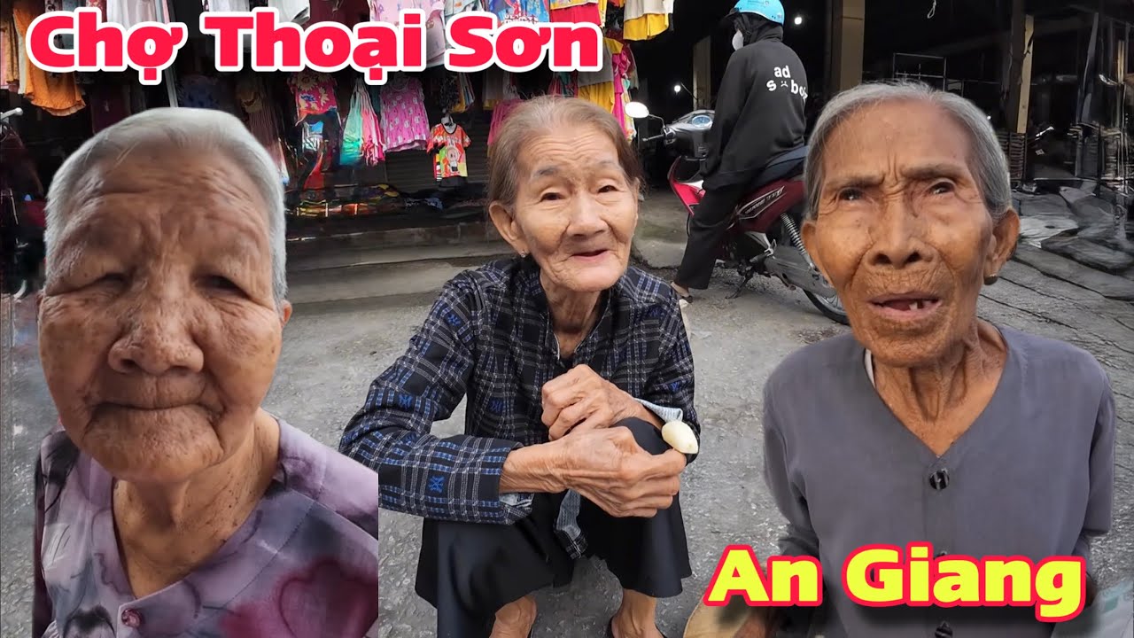 Chợ Thoại Sơn Núi Sập An Giang Quá Nhiều Người Lớn Tuổi Khó Khăn Nhận Quà Từ Mỹ | Khương Nhựt Minh