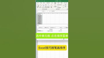 Excel技巧按笔画排序 #exceltips  #exceltips  #learnexcel #learnexcelfree #learnexcelonline #exceltricks