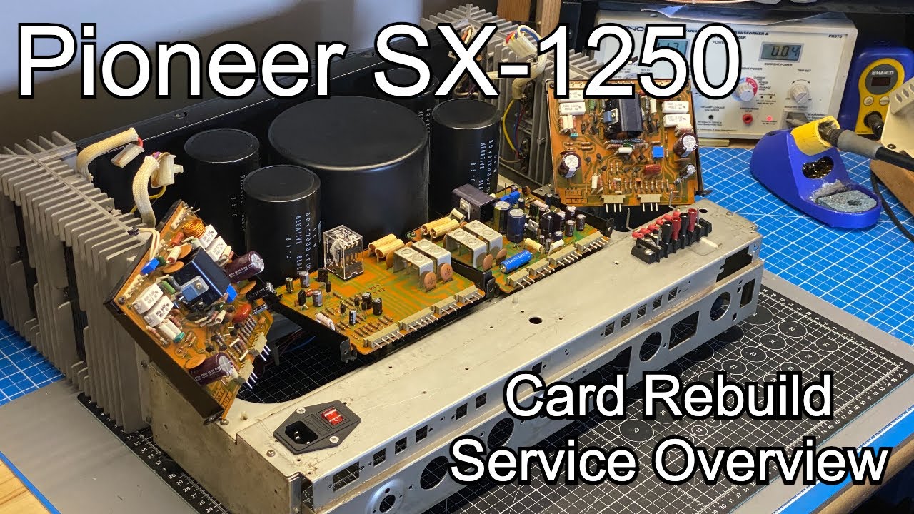 Pioneer SX-1250 Vertical Card Rebuild Service w/ Test Jig