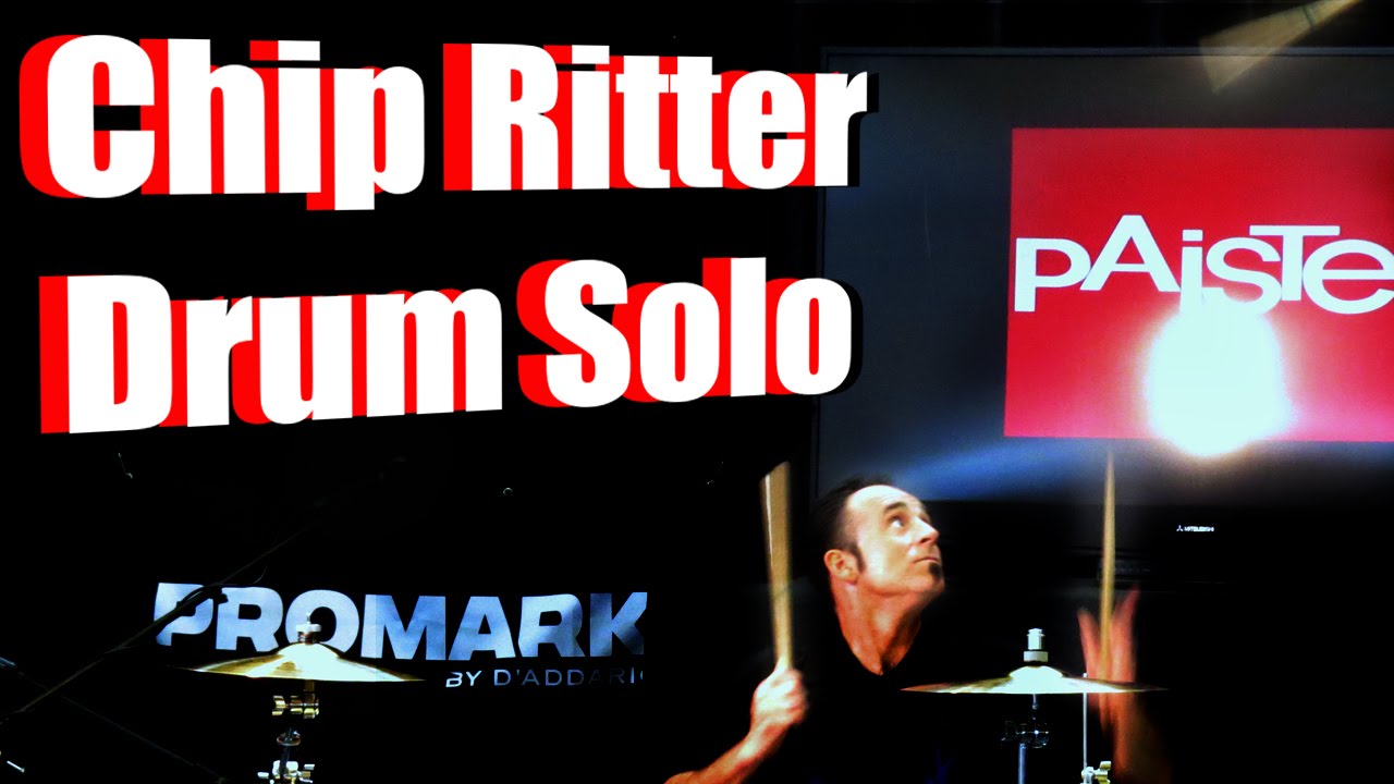 Chip Riter Chip Ritter Drum Solo 2014 Chicago Drum Show - YouTube