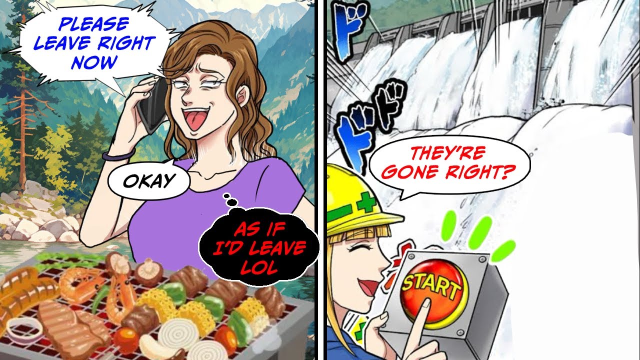 These people were having a BBQ on a river bank on my private property