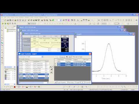 Using the Layer Contents Dialog to Add or Replace Plotted Data