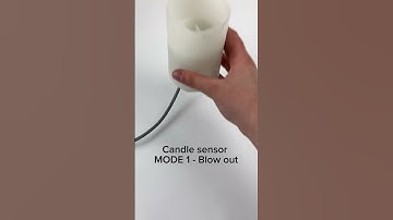Candle sensor MODE 1 - Blow out #escaperoom #escaperoompuzzle #escaperoomsupplier #asmr #puzzle