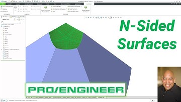Creo Parametric - N-Sided Surfaces | Pro/ENGINEER Obsolete Features