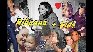 RIHANNA AND HER LOVE FOR KIDS  😍💋🤗