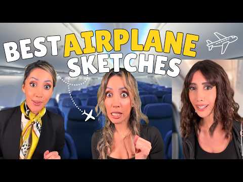 Best Airplane Comedy Sketches ✈️ | Mercedes &amp; More