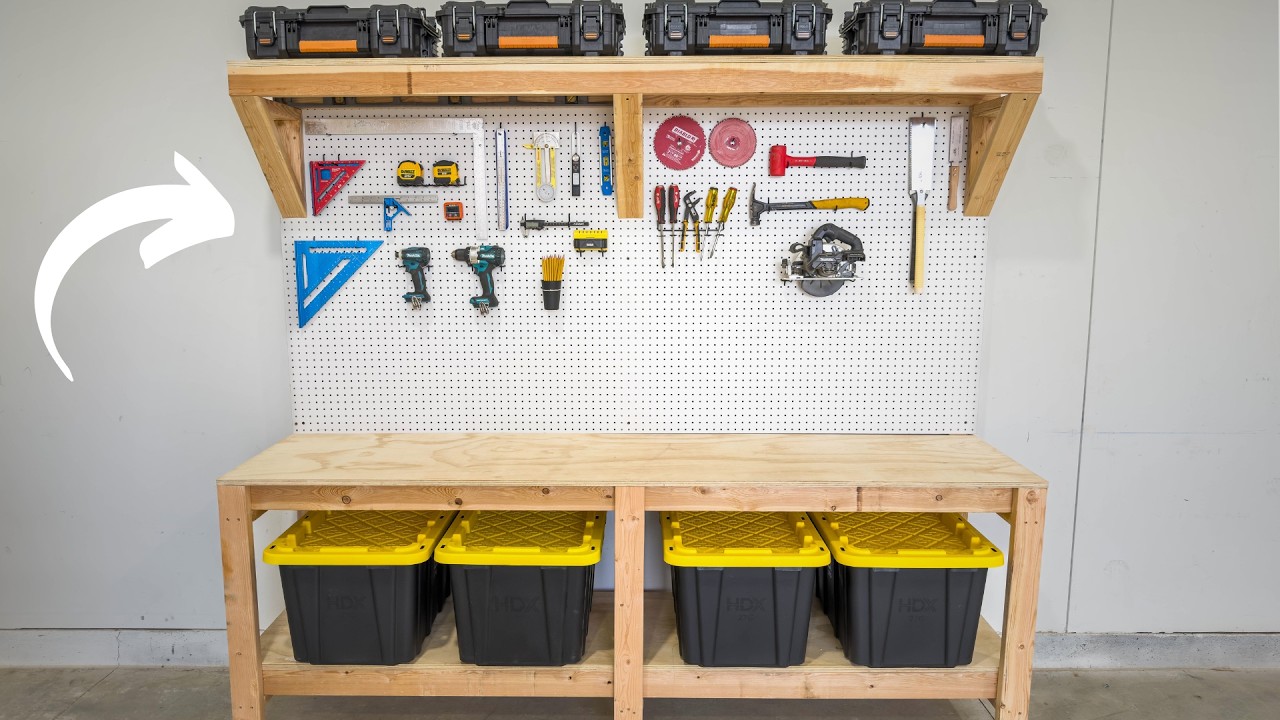 I Built the Perfect DIY Workbench