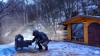 Winter Dugout shelter with two stoves and a sauna, installation of a special oven by Life in the Wild: bushcraft and outdoors 50,415 views 3 months ago 22 minutes