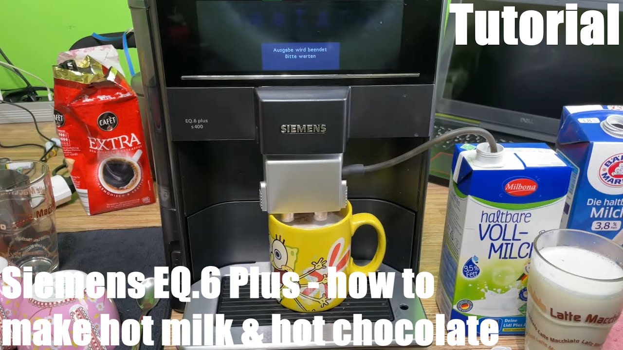 How to make Hot Milk & Hot Chocolate with automatic coffee maker