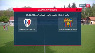 Pražský přebor 2023/2024 - Kolovraty vs FCPK (22.kolo, sestřih)