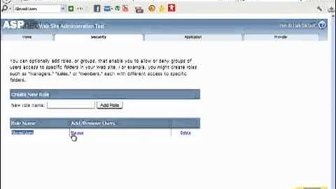 ASP.NET Configuring Membership