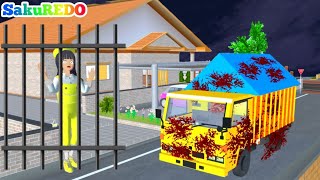 Mio Ditangkap Truk Oleng Hantu Di Depan Rumah Yuta Mio  😱 Sakura School Simulator