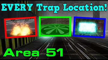 EVERY Trap Location + Teleporter Location! Roblox Survive And Kill The Killers In Area 51