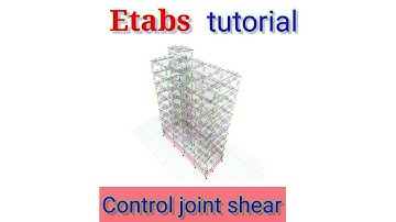 Etabs tutorial: Control joint shear