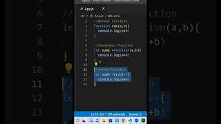 Famous functions in JavaScript | different ways to write functions in JavaScript | functions #javascript Profile