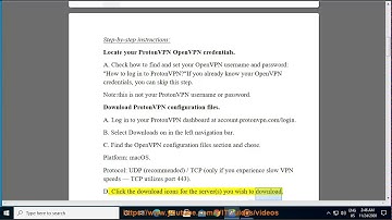 Set up ProtonVPN OpenVPN on Mac via Tunnelblick