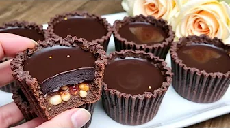 The Fastest No-Bake Homemade Chocolate Dessert! No Flour or Gelatin!