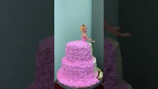 BARBIEEE Cake ??  cake cakelovers viralvideo barbiethemed youtubeshorts