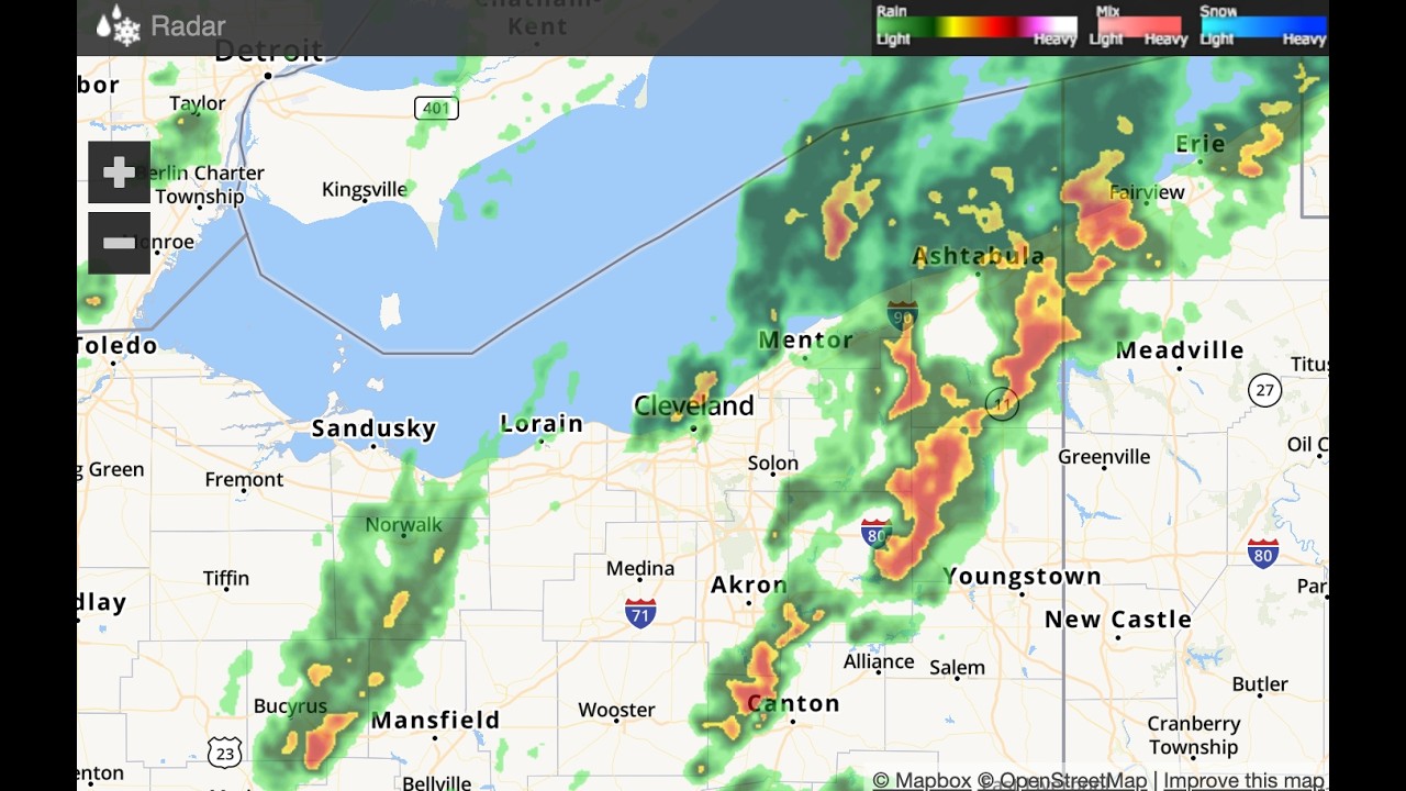 Stark and Portage counties under Severe Thunderstorm Warning as storms ...