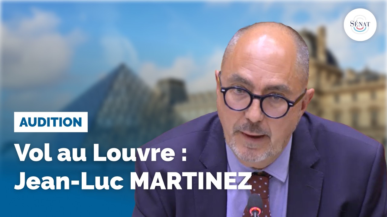 Vol au Louvre : audition de Jean-Luc Martinez, ancien président-directeur du musée du Louvre