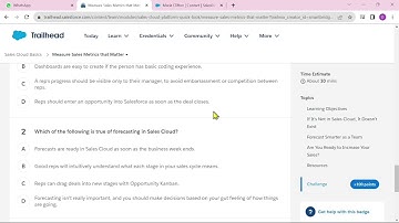 Measure Sales Metrics that Matter || Sales Cloud Basics