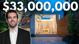 What $33 MILLION gets you in Miami Beach | Villa Allegra 1500 West 23rd Street Miami Beach