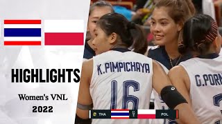 Thailand (ประเทศไทย) vs Poland (โปแลนด์) Highlights | Women's Volleyball WorldChampionship 9/28/2022