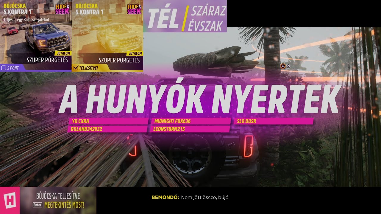 Forza Horizon 5 55 Series Winter Hide & Seek 5 vs  1