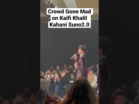 Crowd Gone Mad on Kaifi Khalil Singing Kahani Suno 2.0 at RampWalk Hum BCW #kahanisuno2 #kahanisuno2
